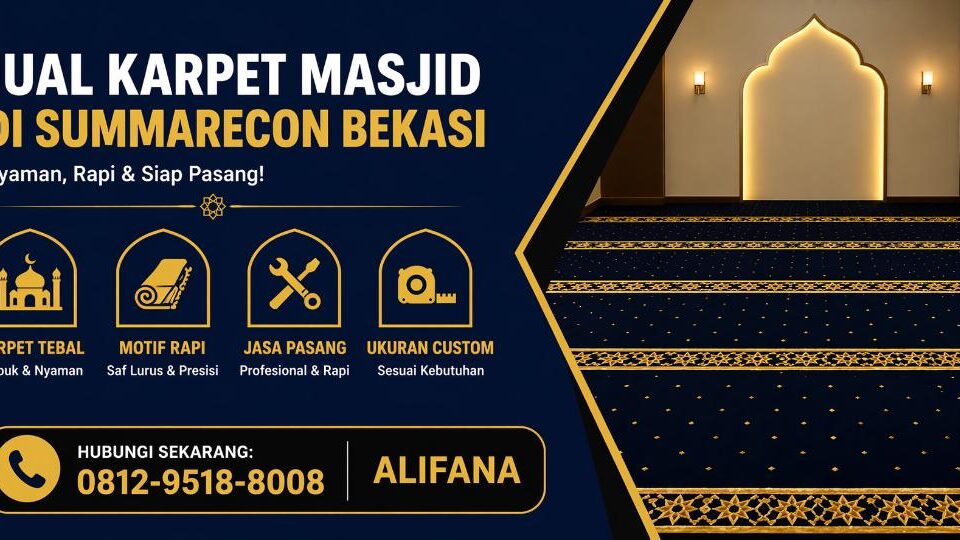 Jual karpet masjid di Summarecon Bekasi alifana