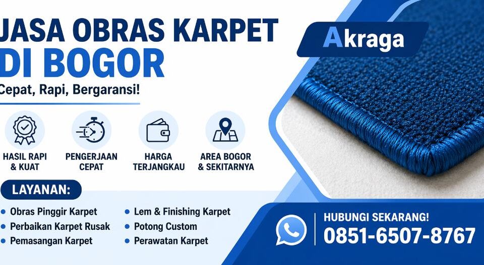 jasa obras karpet bogor alifana