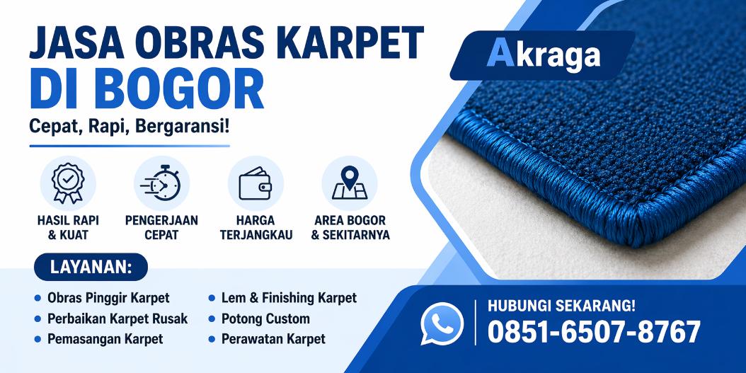 jasa obras karpet bogor alifana