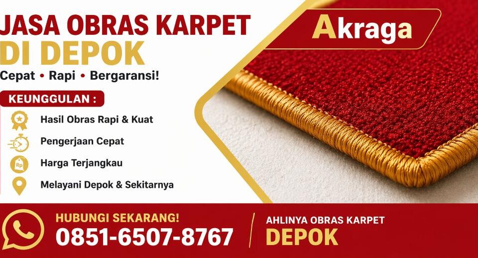 jasa obras karpet depok alifana