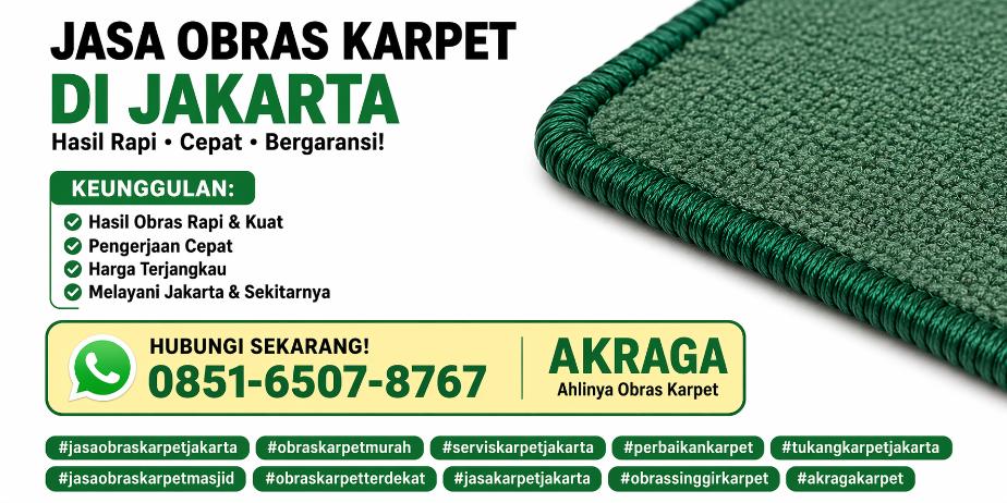 jasa obras karpet jakarta alifana