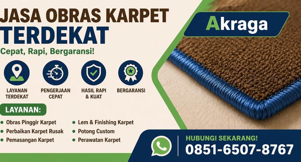 jasa obras karpet terdekat alifana