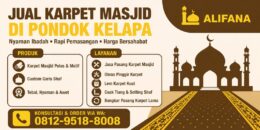 jual karpet masjid di pondok kelapa alifana