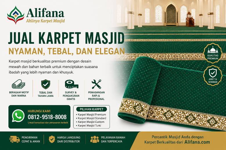 Jual Karpet Masjid alifana