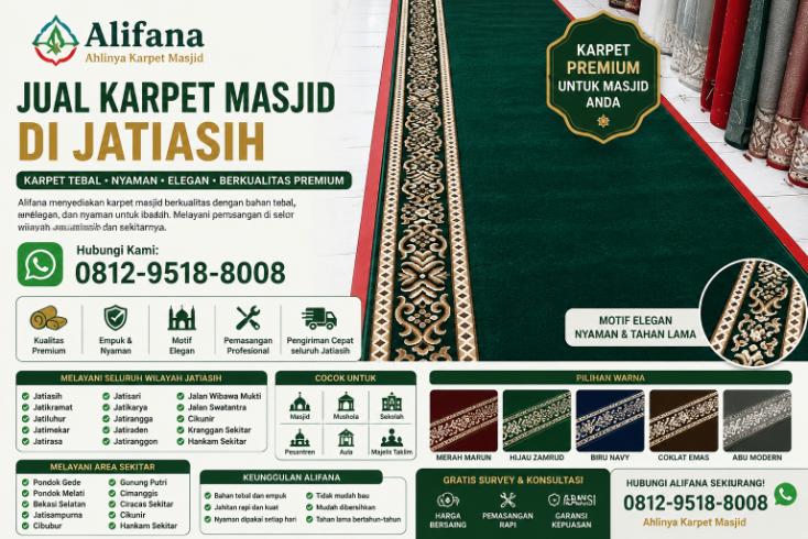 Jual Karpet Masjid di Jatiasih | Alifana 0812-9518-8008
