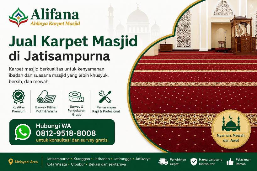 Jual Karpet Masjid di Jatisampurna alifana